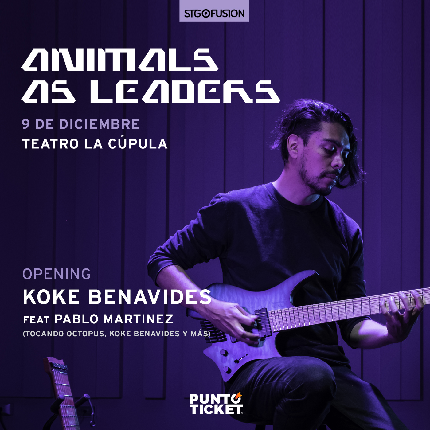 Koke Benavides abrirá regreso de Animals as Leaders